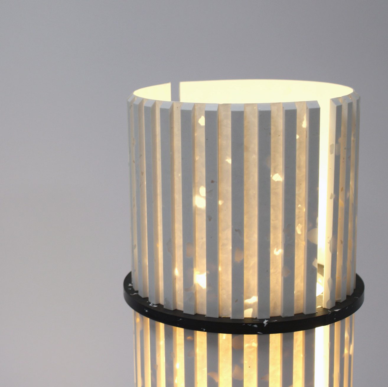 luminaire issu du recyclage